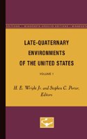 Late-Quaternary Environments of the United States