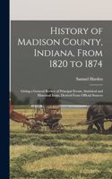 History of Madison County, Indiana, From 1820 to 1874