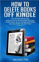 How to delete books off Kindle