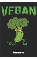 Vegan Notizbuch - Brokkoli