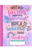 Dance With Fairies Composition Notebook