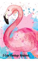 A Cute Flamingo Notebook