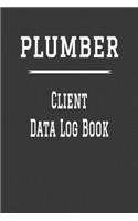 Plumber Client Data Log Book