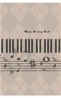 Music Writing Book