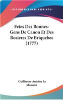 Fetes Des Bonnes-Gens de Canon Et Des Rosieres de Briquebec (1777)