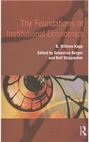 Foundations of Institutional Economics