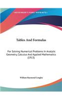 Tables and Formulas