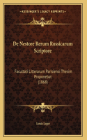 De Nestore Rerum Russicarum Scriptore