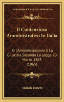 Contenzioso Amministrativo In Italia