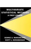 Multivariate Statistical Methods: A First Course