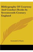 Bibliography Of Courtesy And Conduct Books In Seventeenth-Century England