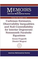 Carleman Estimates, Observability Inequalities and Null Controllability for Interior Degenerate Nonsmooth Parabolic Equations