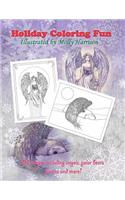 Holiday Coloring Fun by Molly Harrison: Angels, Polar Bears, Fairies, and More!(English)
