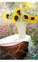 Sunflowers and Picnic Basket Summer Journal