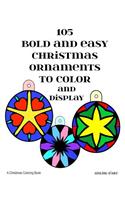 105 Bold and Easy Christmas Ornaments to Color and Display