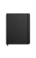 Shinola Journal, Hardlinen, Grid, Jet Black (7x9)