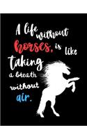 A Life Without Horses, is Like Taking a Breath Without Air