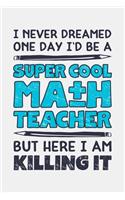 I Never Dreamed One Day Id Be a Super Cool Math Teacher But Here I am Killing It