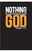 Nothing Is Impossible With God Luke 1