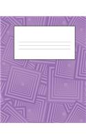 Purple Composition Notebook: Wide Ruled Notebook Lined School Journal - 110 Pages - 7.5 x 9.25" - Children Kids Girls Boys Teens Women Wide Ruled School Composition Books