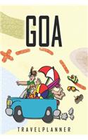 Goa Travelplanner: Travel Diary for Goa. A logbook with important pre-made pages and many free sites for your travel memories. For a present, notebook or as a parting 