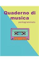 Quaderno di Musica Pentagrammato