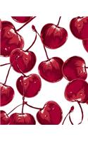 Painted Cherry Pattern Notebook