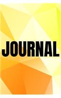 Polygonal Abstract Geometric Background Lined Writing Journal Vol. 12
