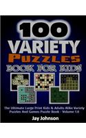 100 Variety Puzzles Book for kids