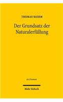 Der Grundsatz der Naturalerfullung