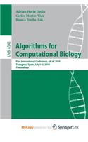 Algorithms for Computational Biology