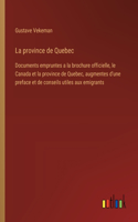 La province de Quebec