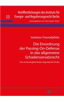 Die Einordnung der Passing-On-Defense in das allgemeine Schadensersatzrecht