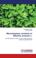 Monoterpene contents in Mentha arvensis L.