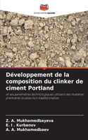 Développement de la composition du clinker de ciment Portland