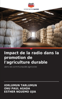 Impact de la radio dans la promotion de l'agriculture durable