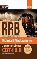 GKP RRB 2024-25 - Junior Engineer CBT -I & II - Mechanical & Allied Engineering - Guide (Includes solved sets of 2019 CBT-I & II exams)