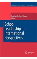 School Leadership - International Perspectives