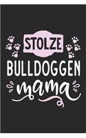 Stolze Bulldoggen Mama