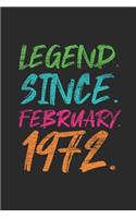 Legend Since February 1972