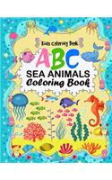 A B C Sea Animals Coloring Book