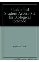 Blackboard Student Access Kit for Biological Science