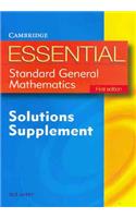 Essential Standard General Maths First Edition Solution Supplement