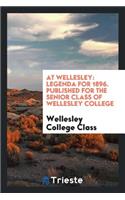 At Wellesley: Legenda for 1896