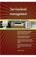 Service-level management A Complete Guide - 2019 Edition