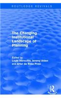 Changing Institutional Landscape of Planning