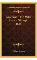 Analysis of Mr. Mill's System of Logic (1888)