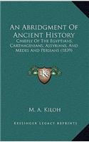 Abridgment Of Ancient History