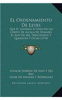 El Ordenamiento de Leyes