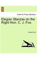 Elegiac Stanzas on the Right Hon. C. J. Fox.